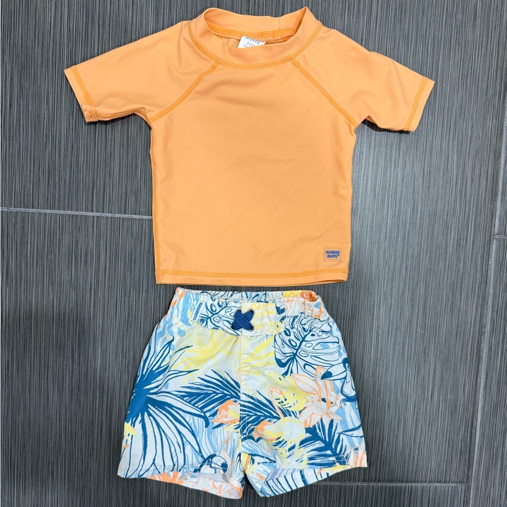 Rugged Butts Boys Swimsuit Set 6-12 Months